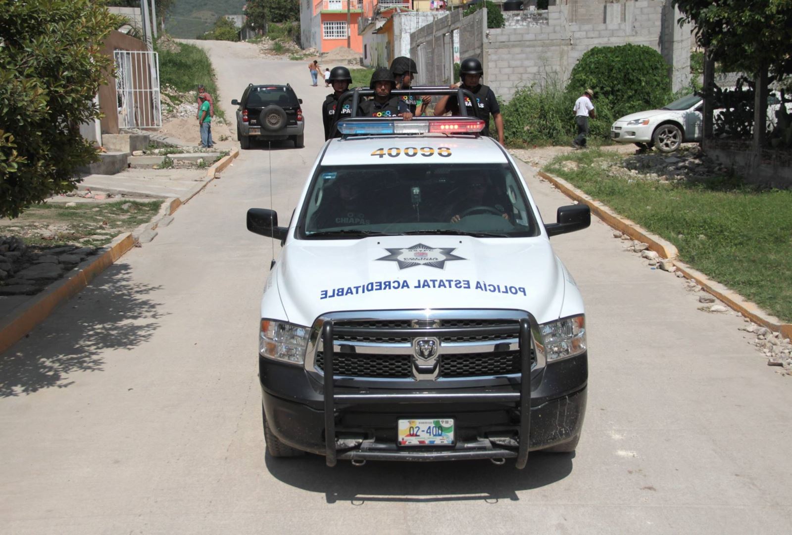 SSP refuerza presencia operativa y garantiza seguridad en Tuxtla