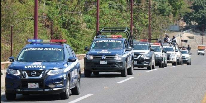 Establece SSP cerca de 90 mil patrullajes para brindar seguridad en Chiapas, en octubre