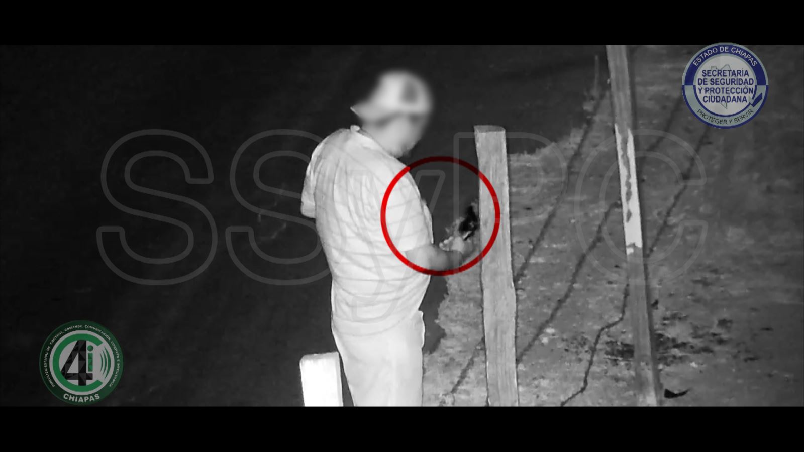 “Casos de Éxito” de la SSP, detiene a persona con arma de fuego en la vía pública