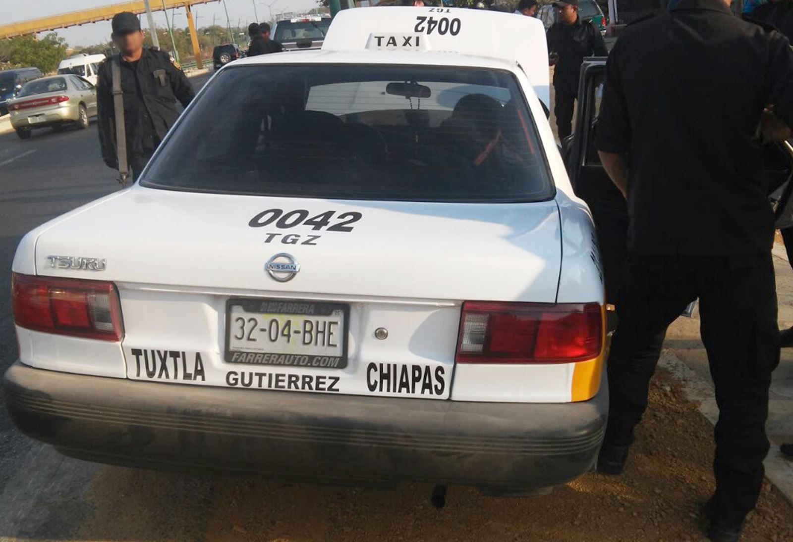 SSP recupera en punto de control vehicular, vehículo robado 