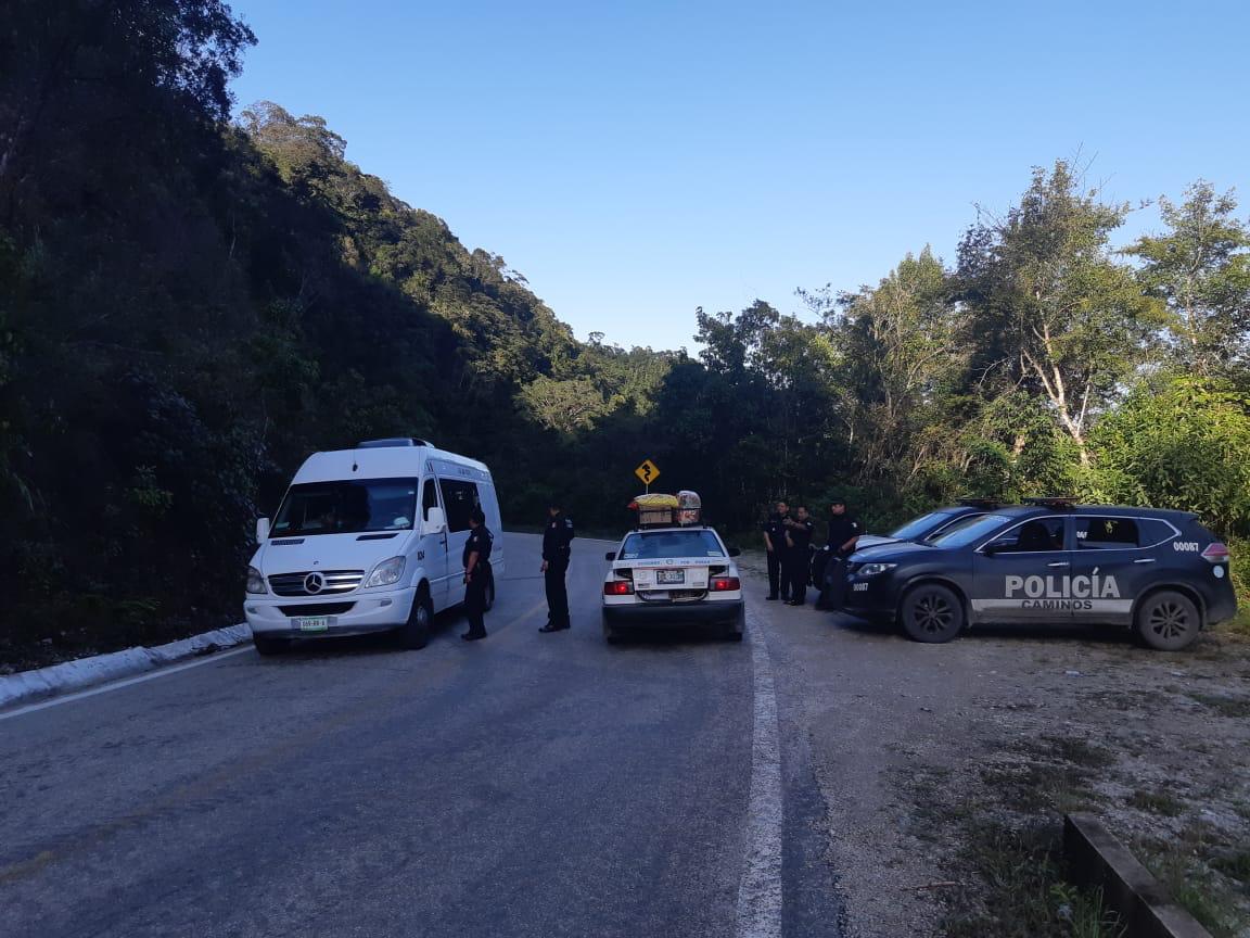 SSP suma esfuerzos con Policía Federal para dar seguridad al tramo Palenque-Ocosingo
