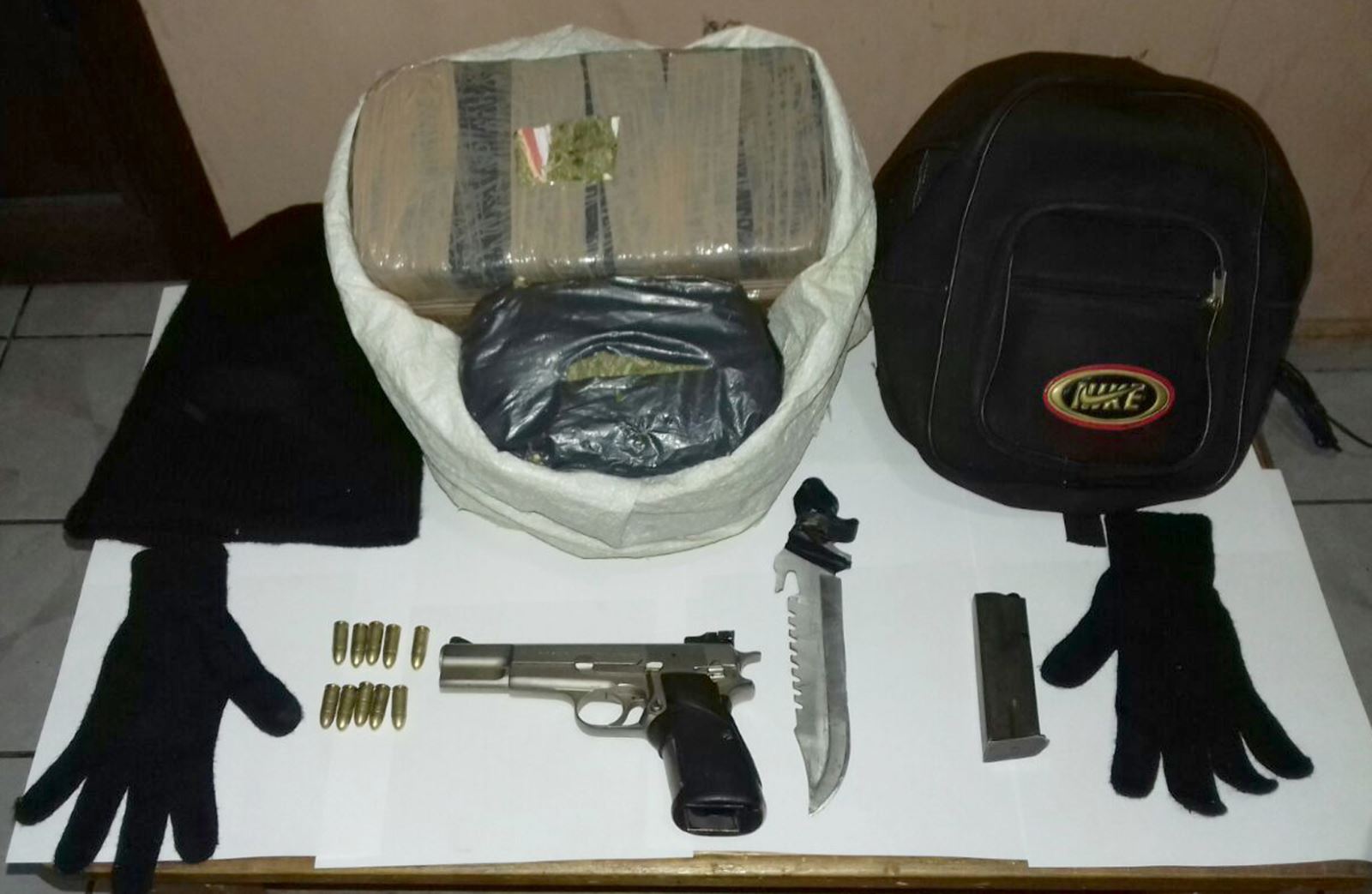 SSP detiene a integrante de banda delictiva con arma y droga